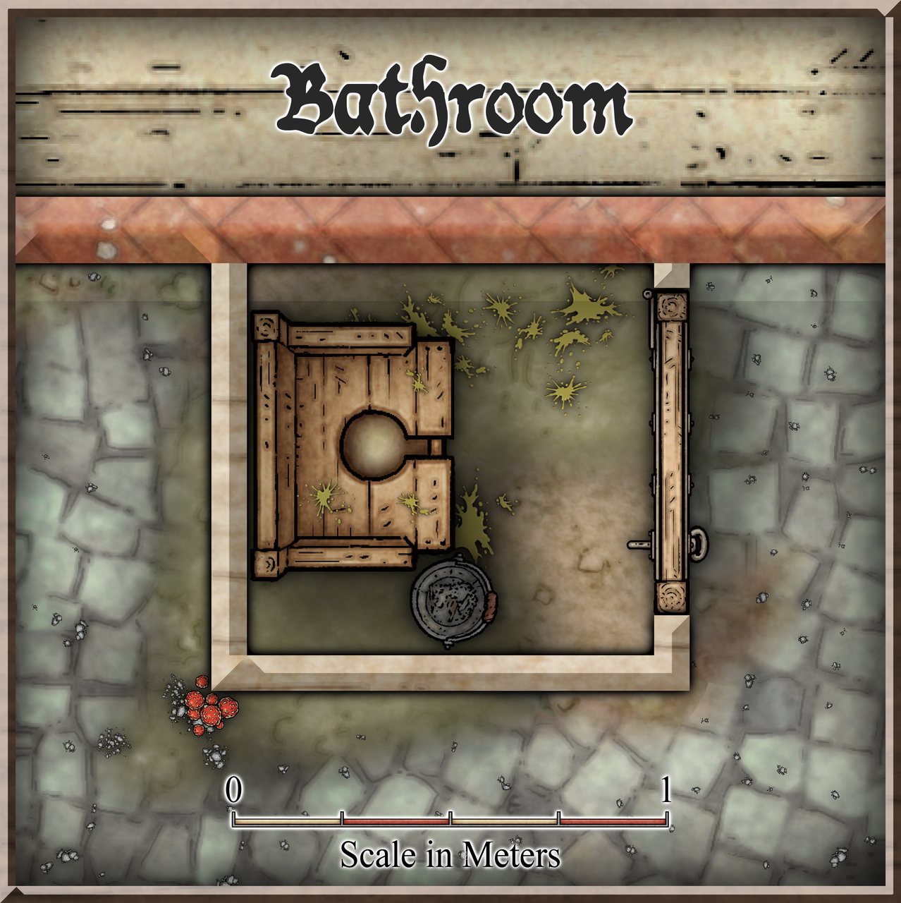 Nibirum Map: the frog tavern - toilet by Ricko Hasche